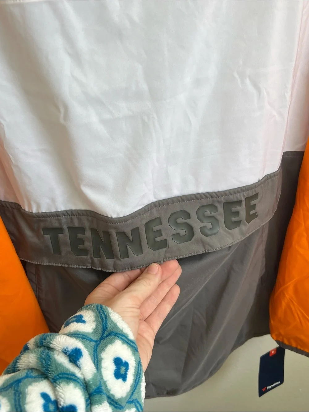 Fanatics Orange/White/Gray Tennessee Pullover Jacket